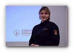 Gasilska brigada Ljubljana: Suzana Anžur, dipl. inž. tehniške varnosti, gasilka – specialistka