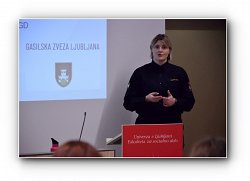 Gasilska brigada Ljubljana: Suzana Anžur, dipl. inž. tehniške varnosti, gasilka – specialistka